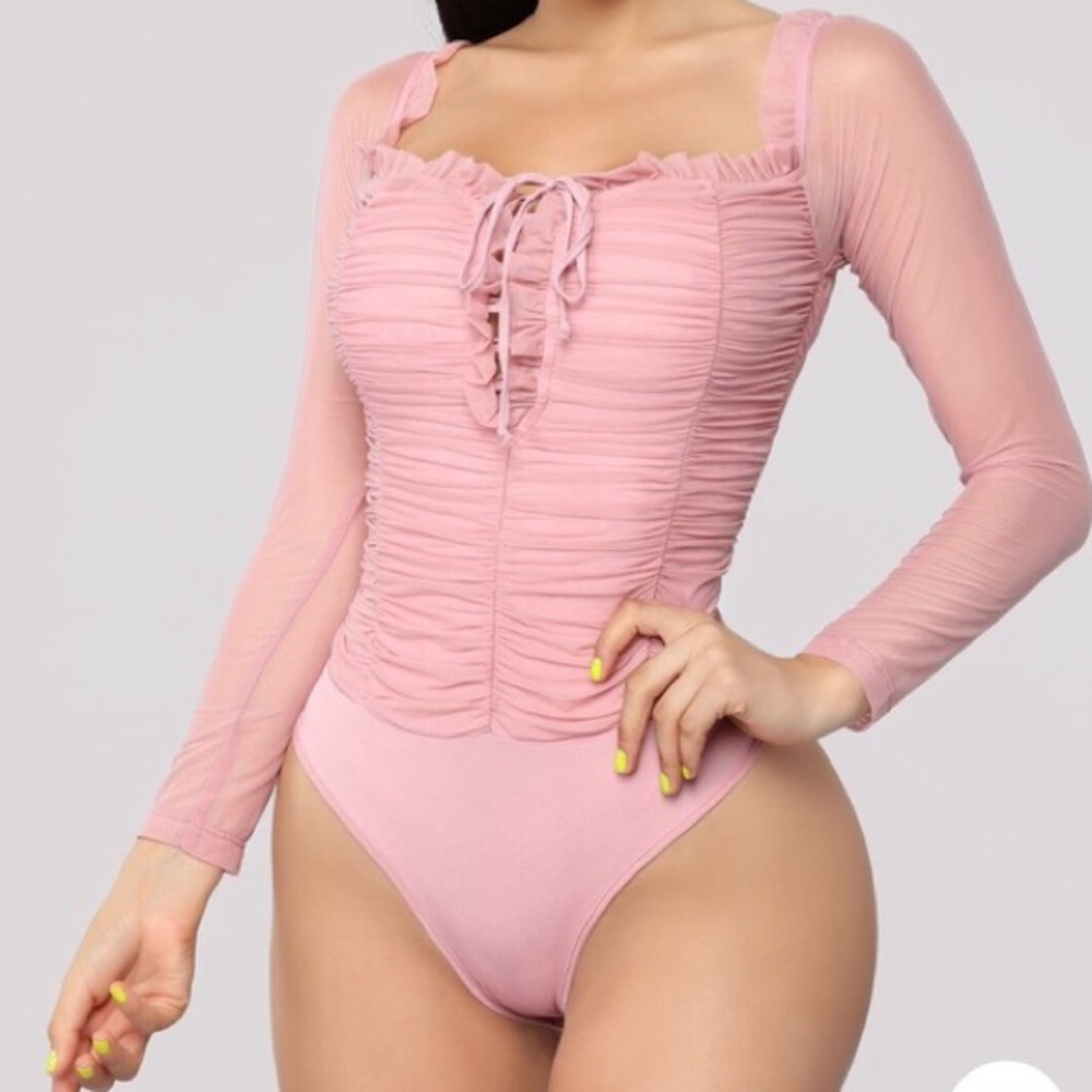 COPY - 💖Pink Fashion Nova Maura Mesh Bodysuit💖